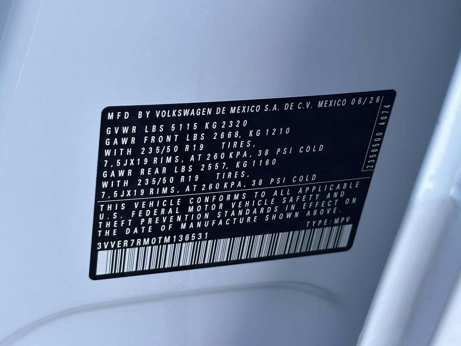 New 2026 Volkswagen Tiguan SE AWD/4WD image 16