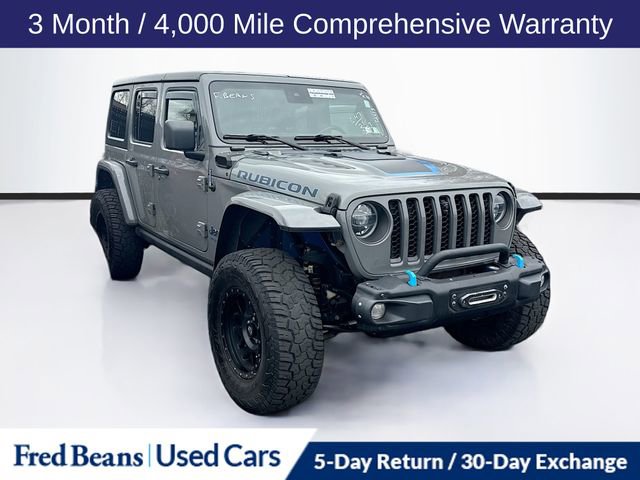 Used 2021 Jeep Wrangler Unlimited Rubicon 4xe image 1
