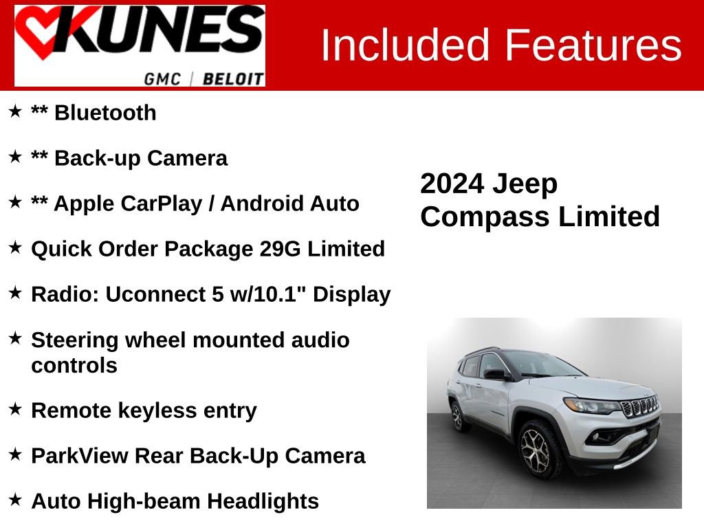 Used 2024 Jeep Compass Limited image 2