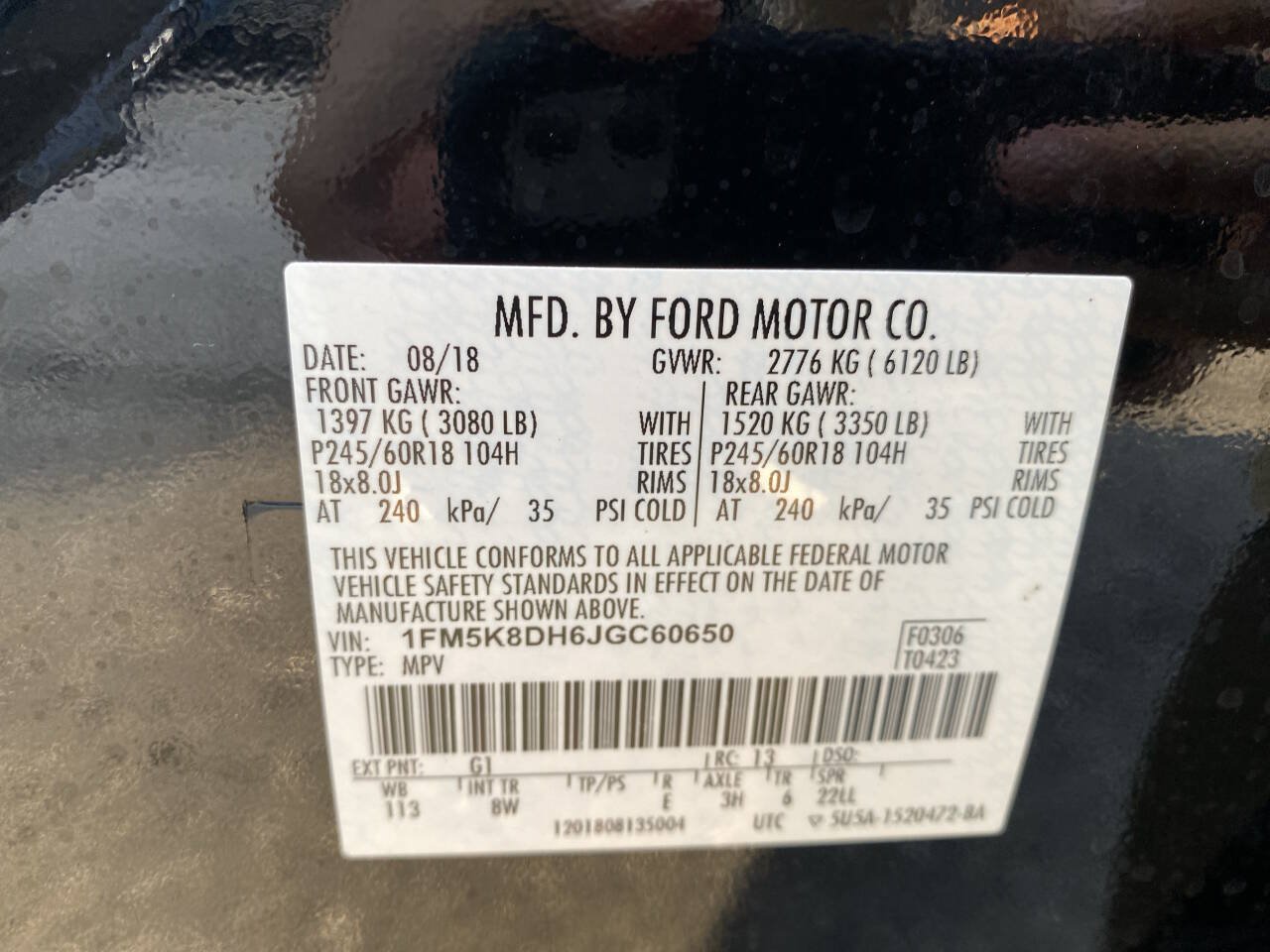 Used 2018 Ford Explorer XLT w/ Equipment Group 201A AWD/4WD image 36