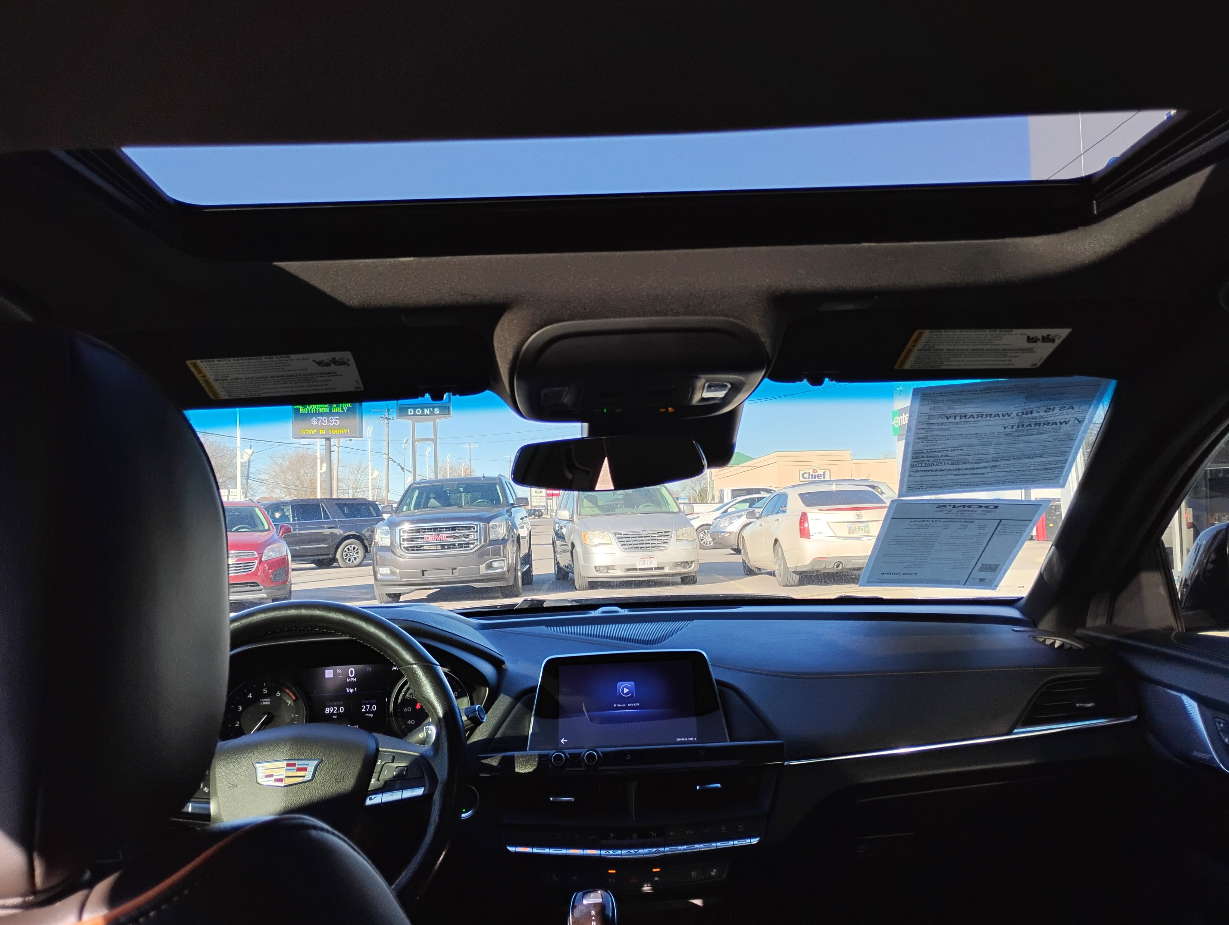 Used 2020 Cadillac CT4 V w/ Climate Package image 8