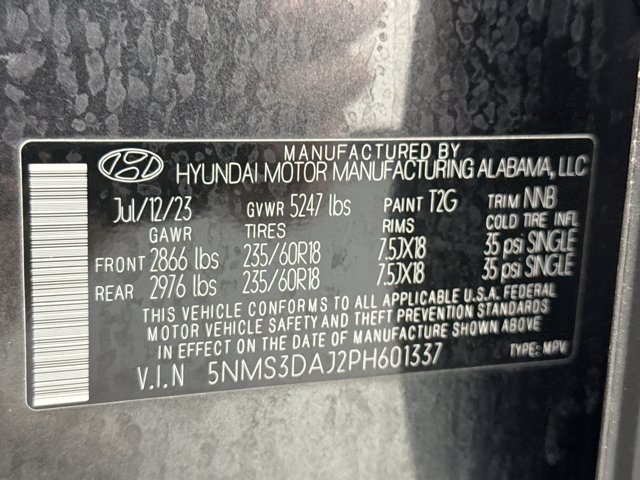 Used 2023 Hyundai Santa Fe SEL w/ Premium Package AWD/4WD image 11