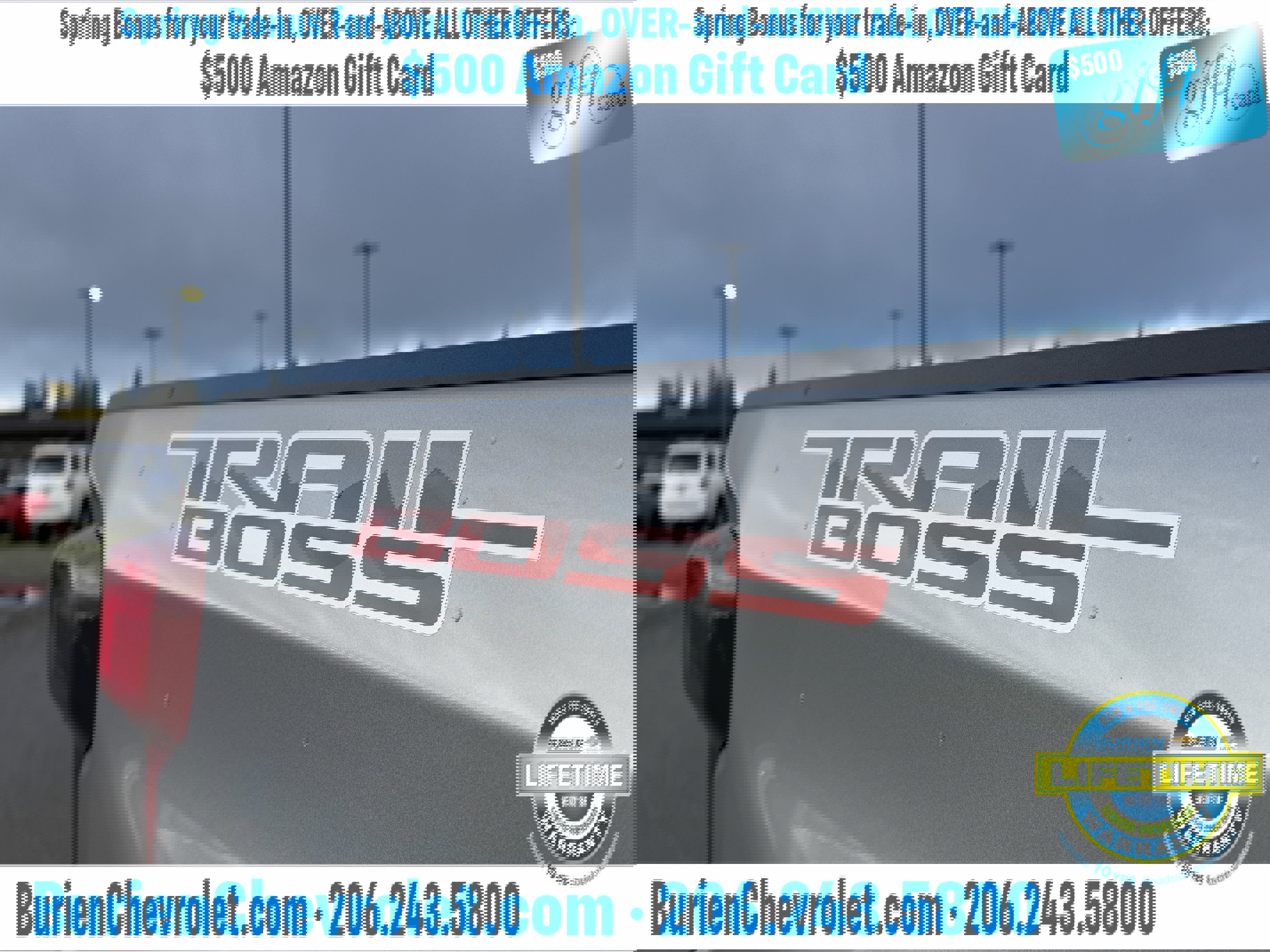 Used 2023 Chevrolet Silverado 1500 Custom Trail Boss w/ LPO, Dark Essentials Package image 35