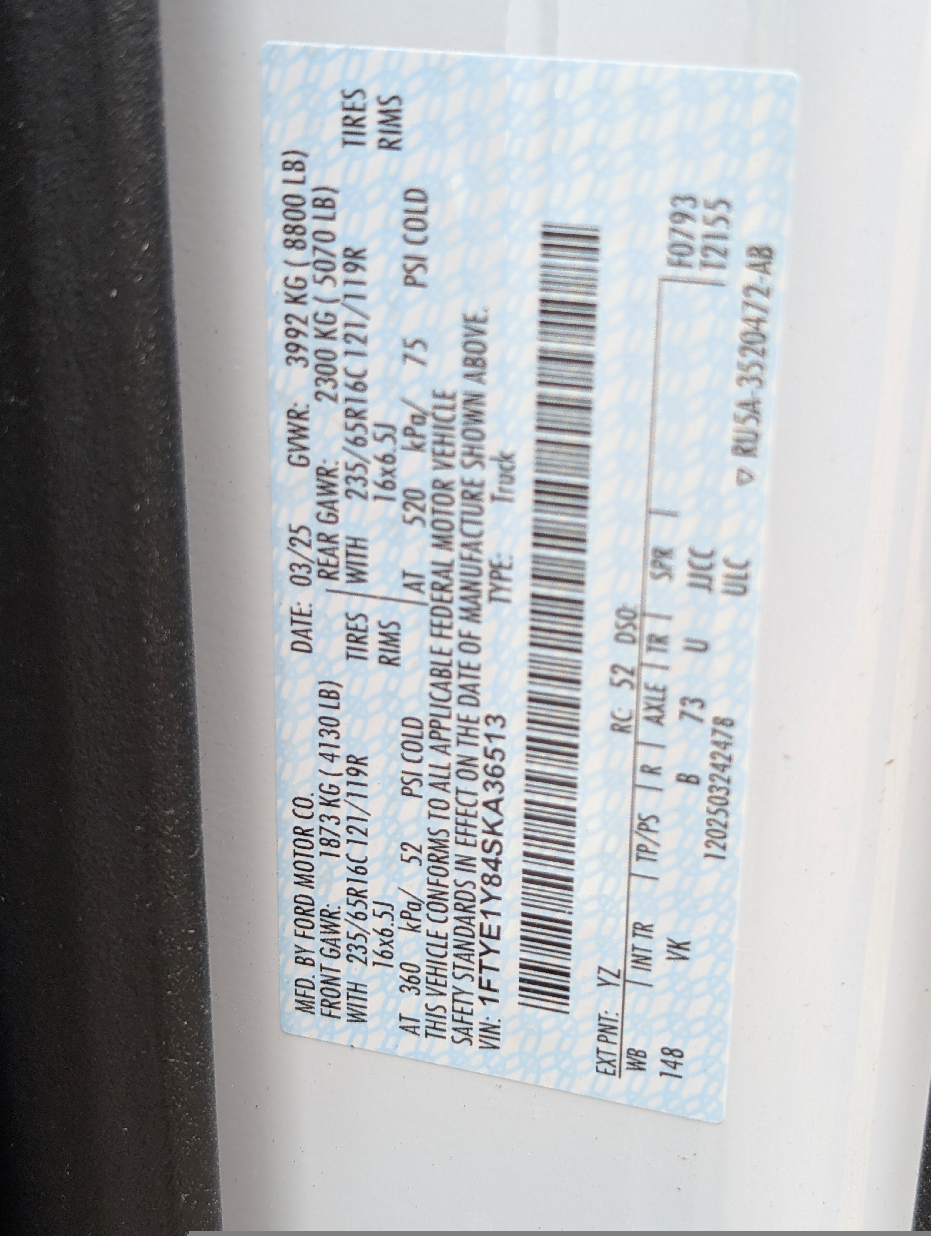 New 2025 Ford Transit 150 XL image 24