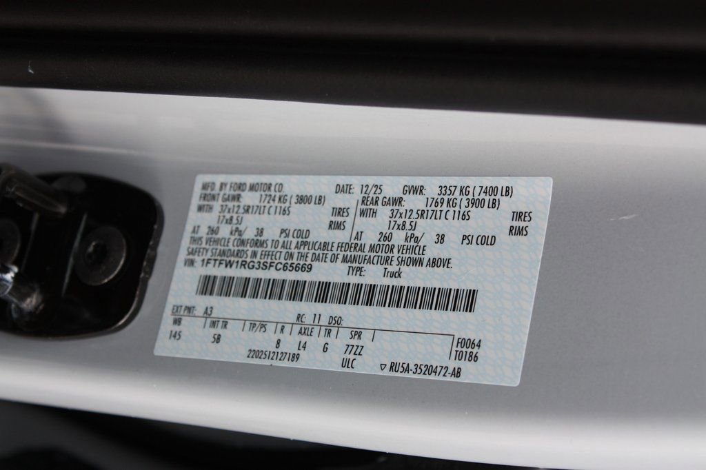 New 2025 Ford F150 Raptor image 31