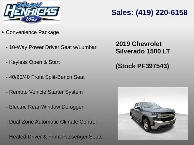 Used 2019 Chevrolet Silverado 1500 LT w/ Convenience Package AWD/4WD image 12