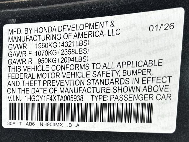 Used 2026 Honda Accord SE image 32
