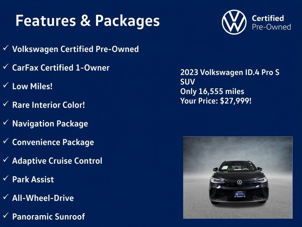Used 2023 Volkswagen ID.4 Pro S AWD/4WD image 5
