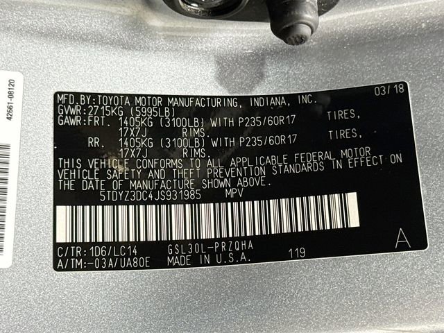 Used 2018 Toyota Sienna XLE image 31