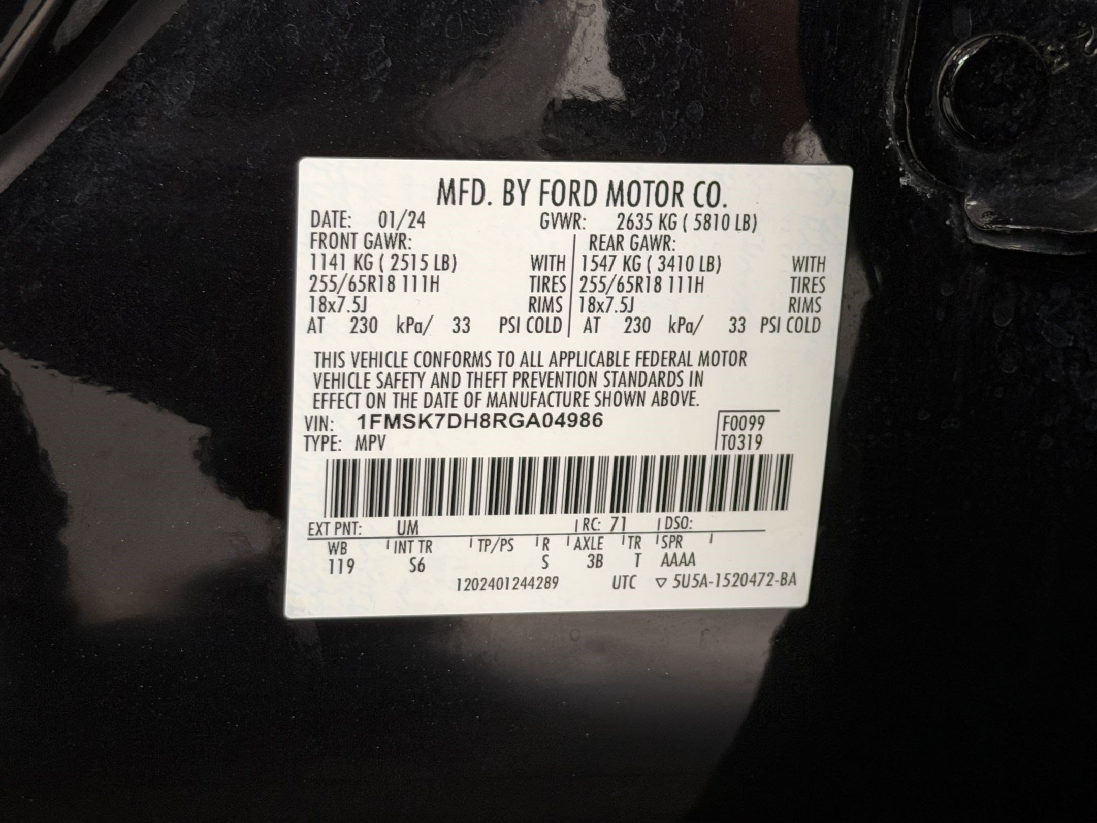 Used 2024 Ford Explorer XLT w/ Equipment Group 202A RWD image 24