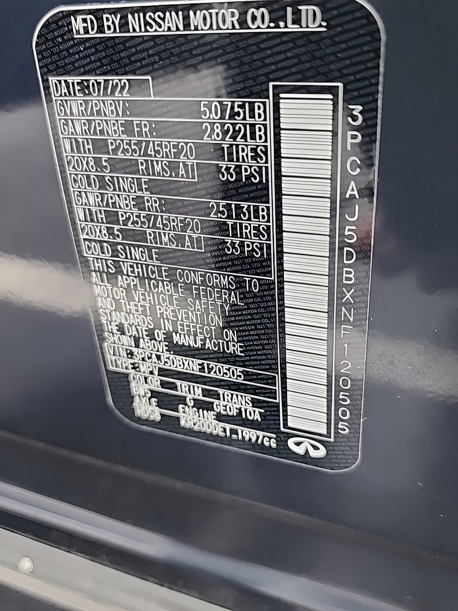 Used 2022 INFINITI QX50 Autograph AWD/4WD image 32
