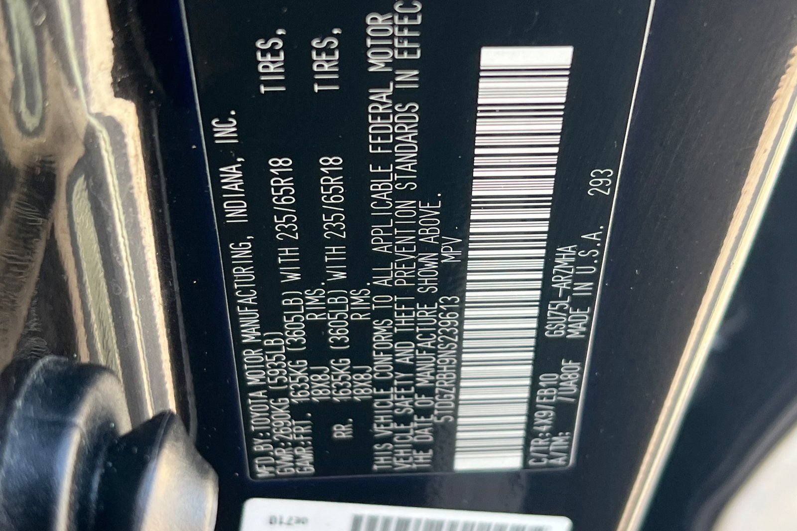 Used 2022 Toyota Highlander XLE AWD/4WD image 26