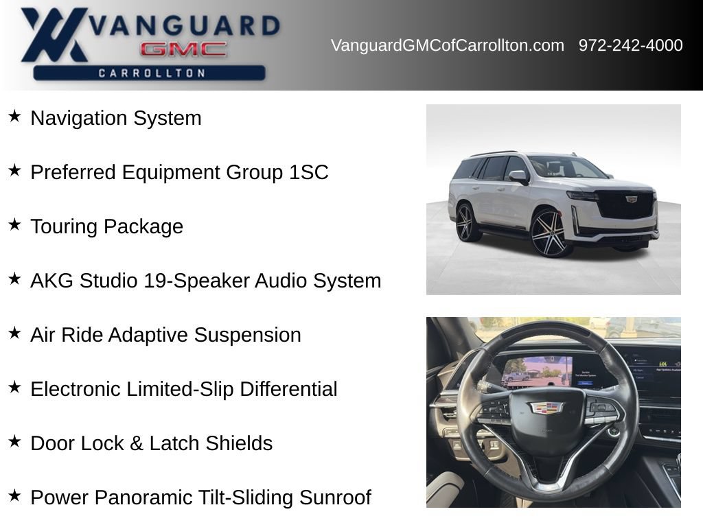 Used 2023 Cadillac Escalade Sport w/ Touring Package AWD/4WD image 6