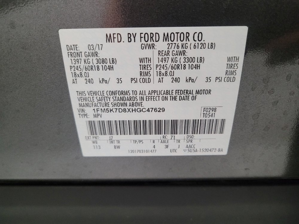 Used 2017 Ford Explorer XLT w/ Equipment Group 202A image 33