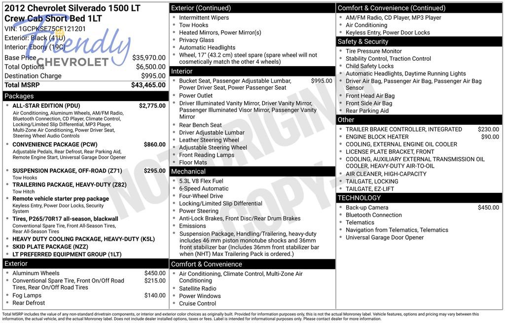 Used 2012 Chevrolet Silverado 1500 LT w/ All-Star Edition AWD/4WD image 6