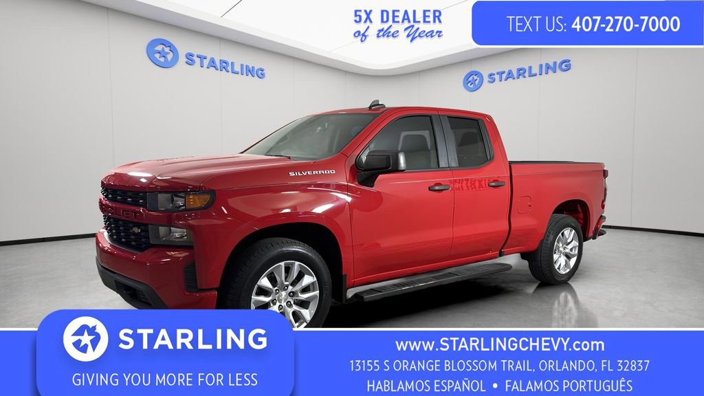 Used 2021 Chevrolet Silverado 1500 Custom image 1