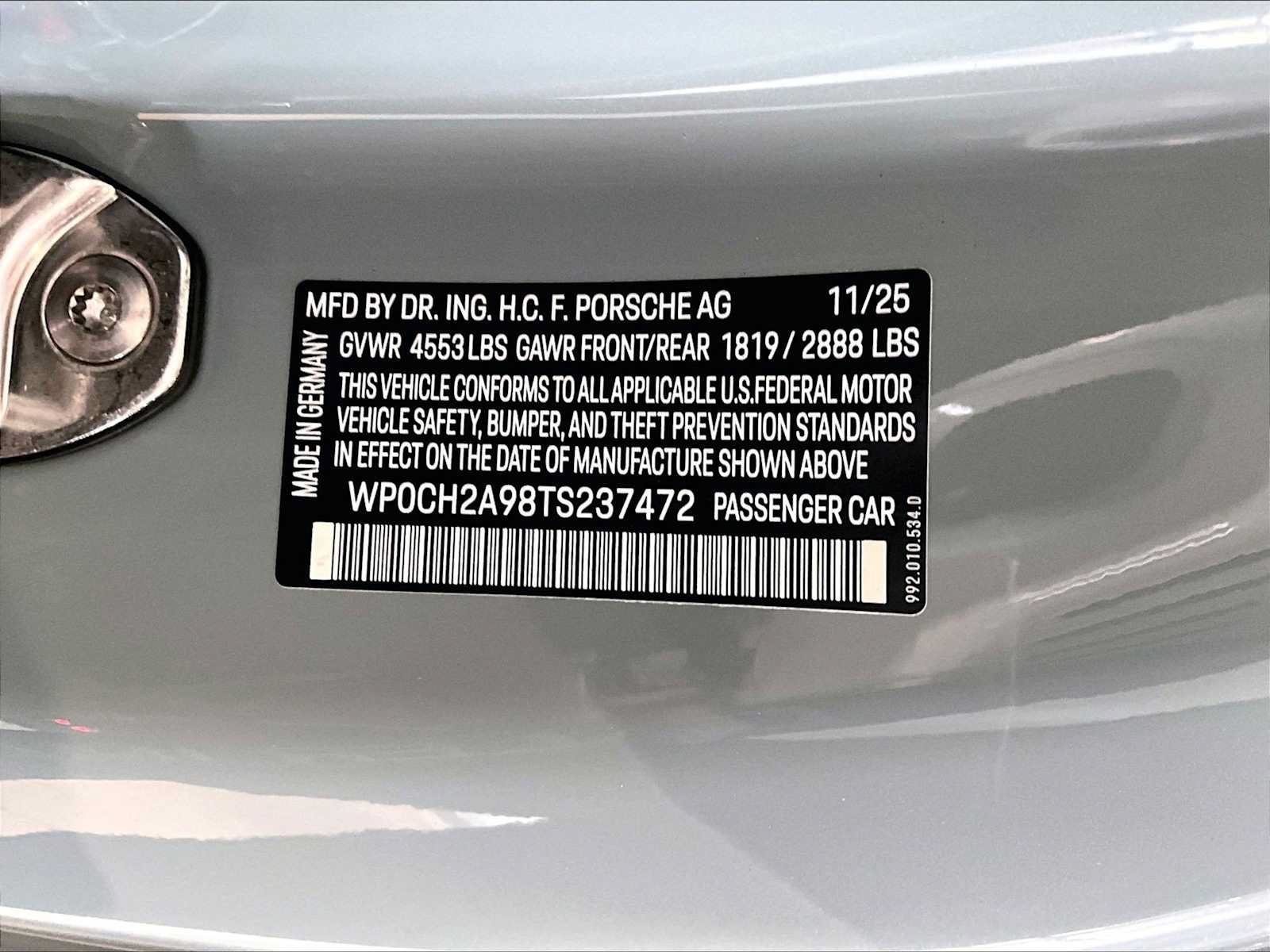 New 2026 Porsche 911 Carrera 4S AWD/4WD image 27