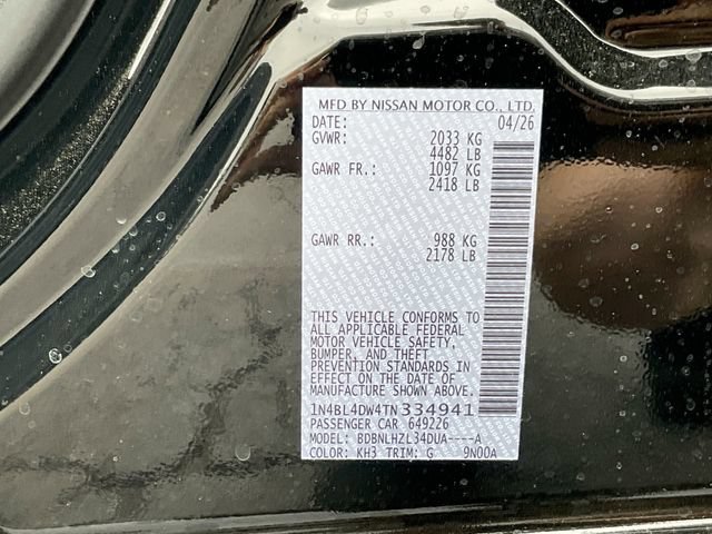 New 2026 Nissan Altima 2.5 SV AWD/4WD image 38