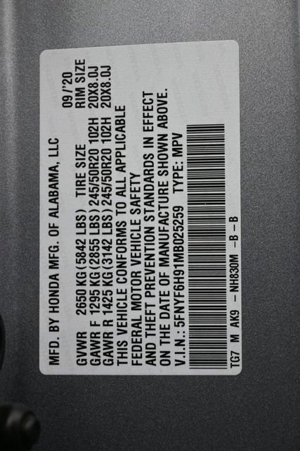 Used 2021 Honda Pilot Touring image 50