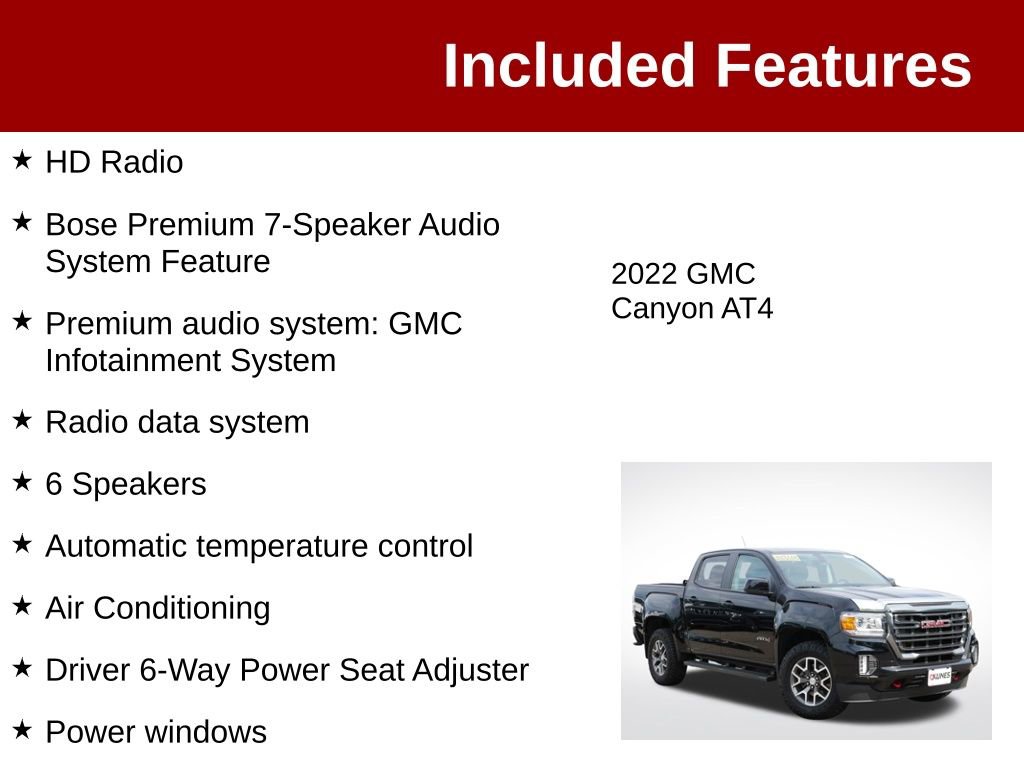 Used 2022 GMC Canyon AT4 w/ Trailering Package AWD/4WD image 4
