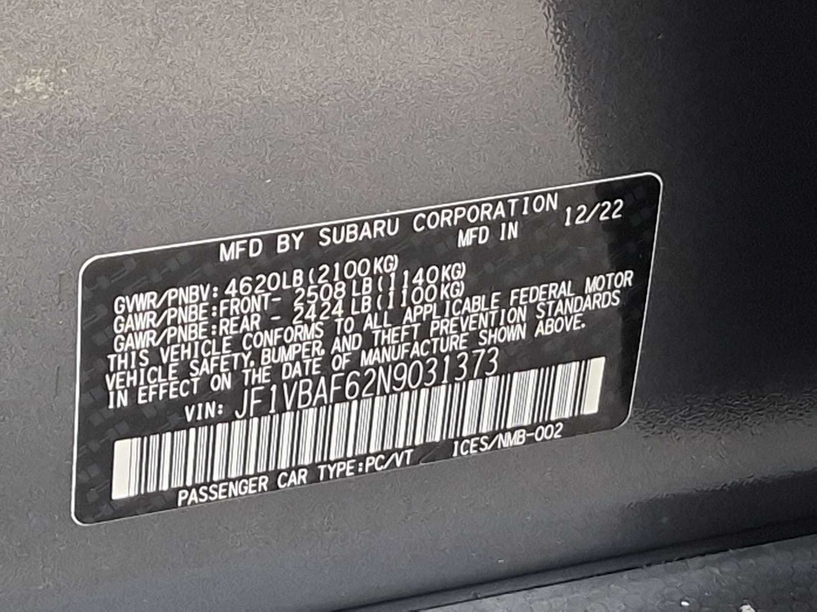 Used 2022 Subaru WRX Premium AWD/4WD image 38