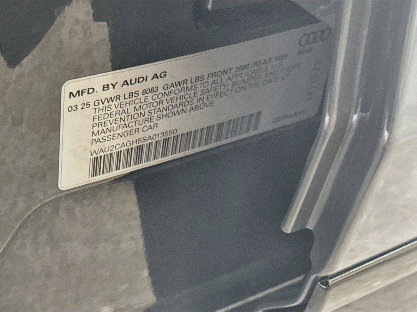 Certified 2025 Audi A6 e-tron Premium Plus w/ Premium Plus RWD image 33