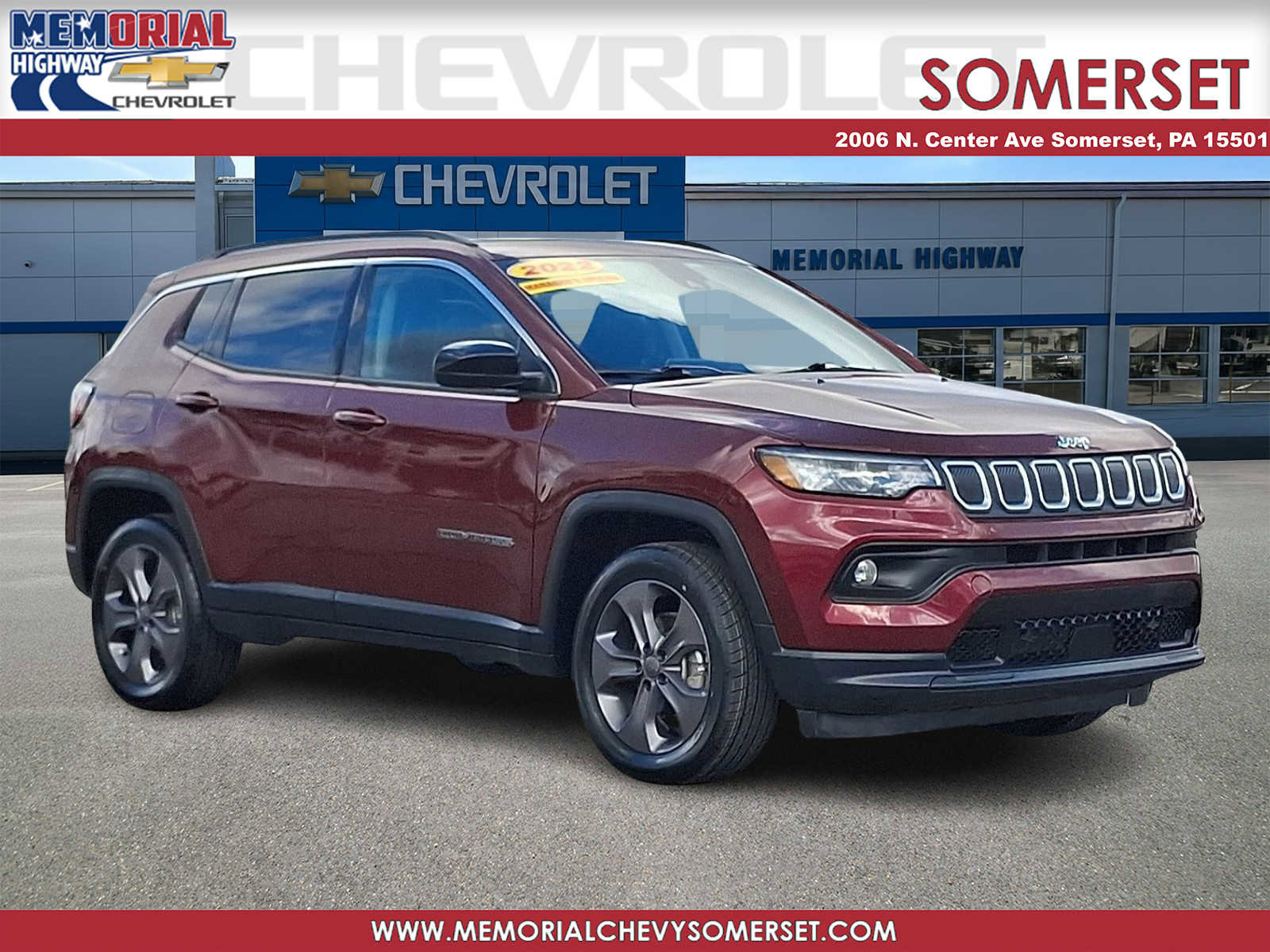 Used 2022 Jeep Compass Latitude w/ Sun and Sound Group