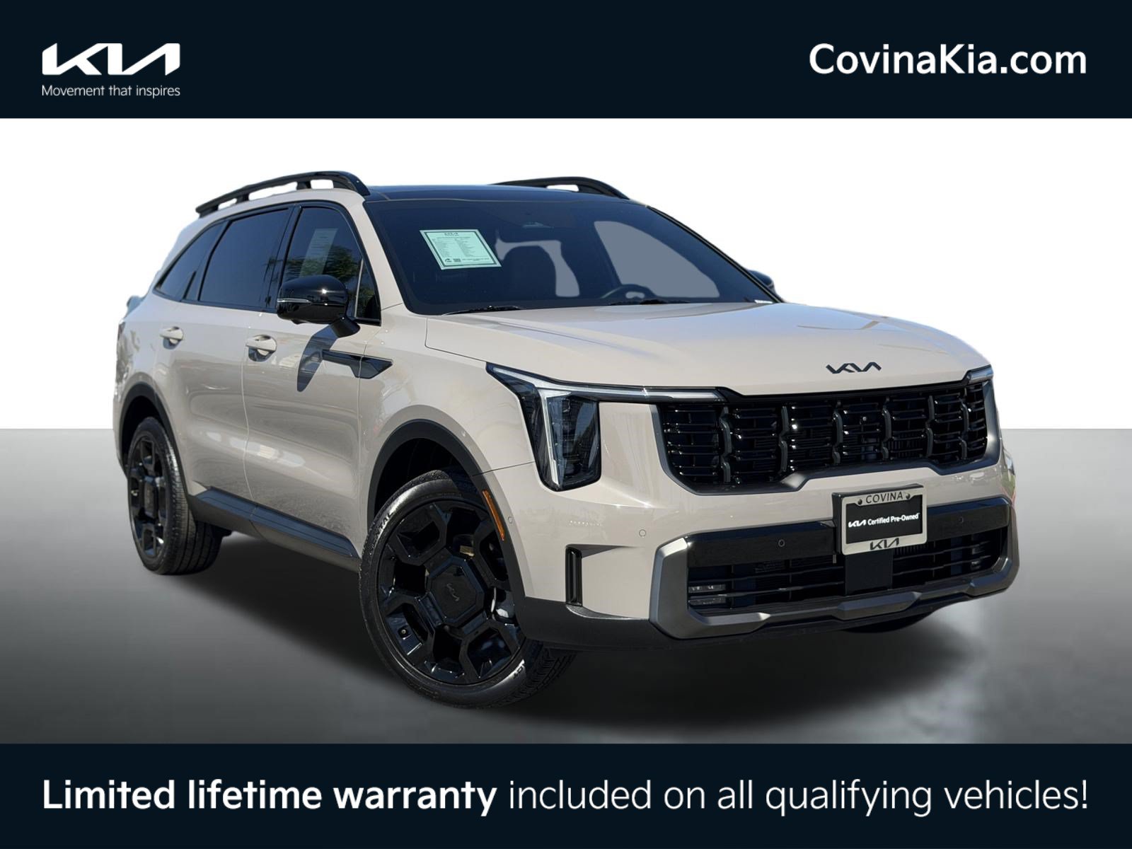 Certified 2025 Kia Sorento SX Prestige w/ Olive Brown Leather Package AWD/4WD image 1