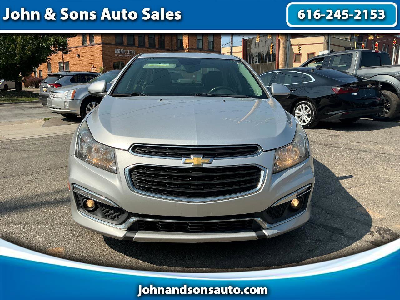 Used 2015 Chevrolet Cruze LTZ w/ Sun, Sound and Sport Package image 1