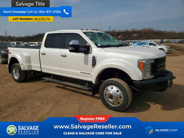 Used 2017 Ford F450 Platinum w/ Platinum Ultimate Package AWD/4WD image 1