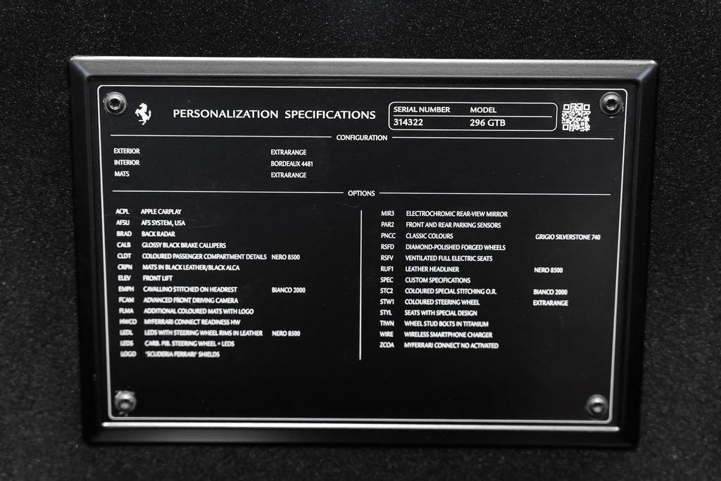 Certified 2025 Ferrari 296 GTB RWD image 22