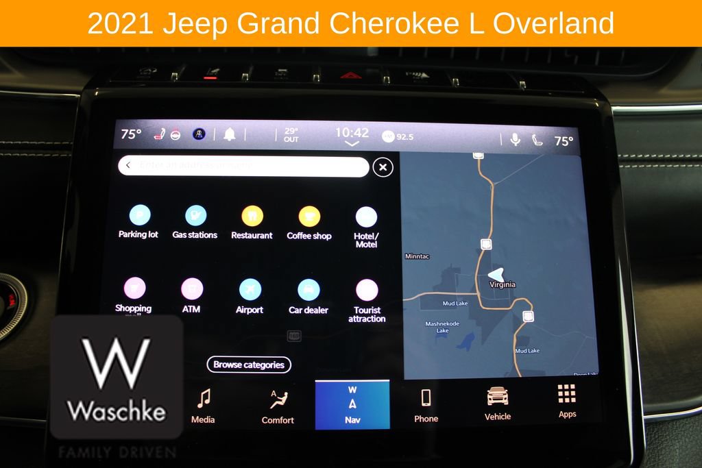 Used 2021 Jeep Grand Cherokee L Overland AWD/4WD image 57