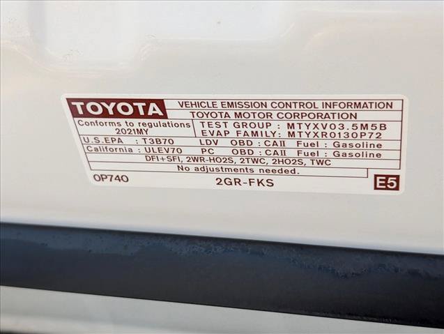 Certified 2021 Toyota Camry TRD w/ TRD Package w/JBL Audio FWD image 21