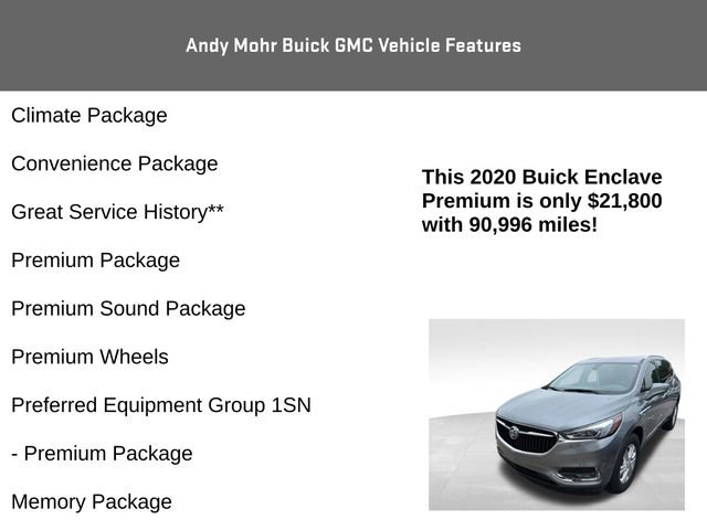 Used 2020 Buick Enclave Premium AWD/4WD image 8