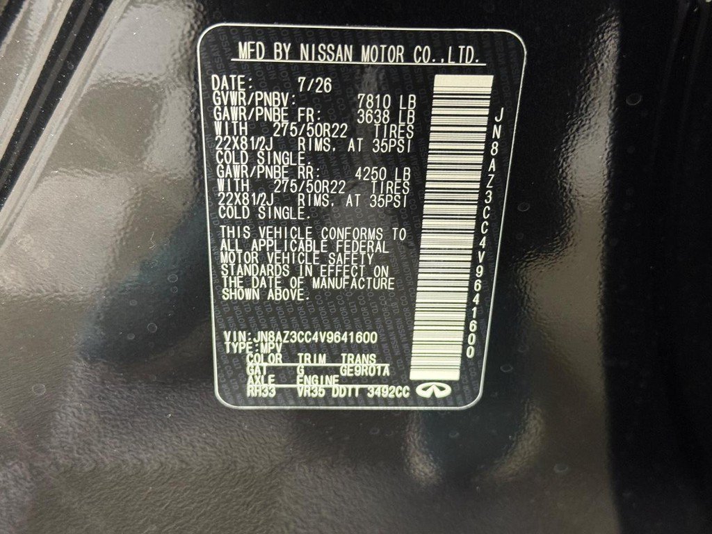 New 2027 INFINITI QX80 Autograph AWD/4WD image 30