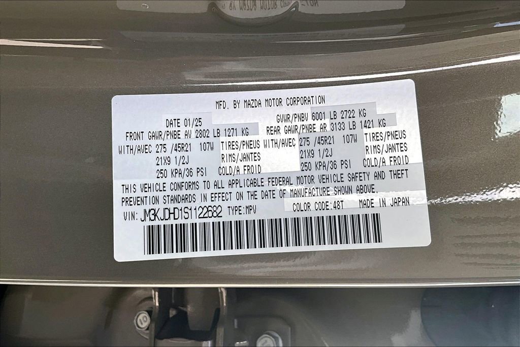 Used 2025 MAZDA CX-70 3.3 Turbo w/ Premium Package image 17