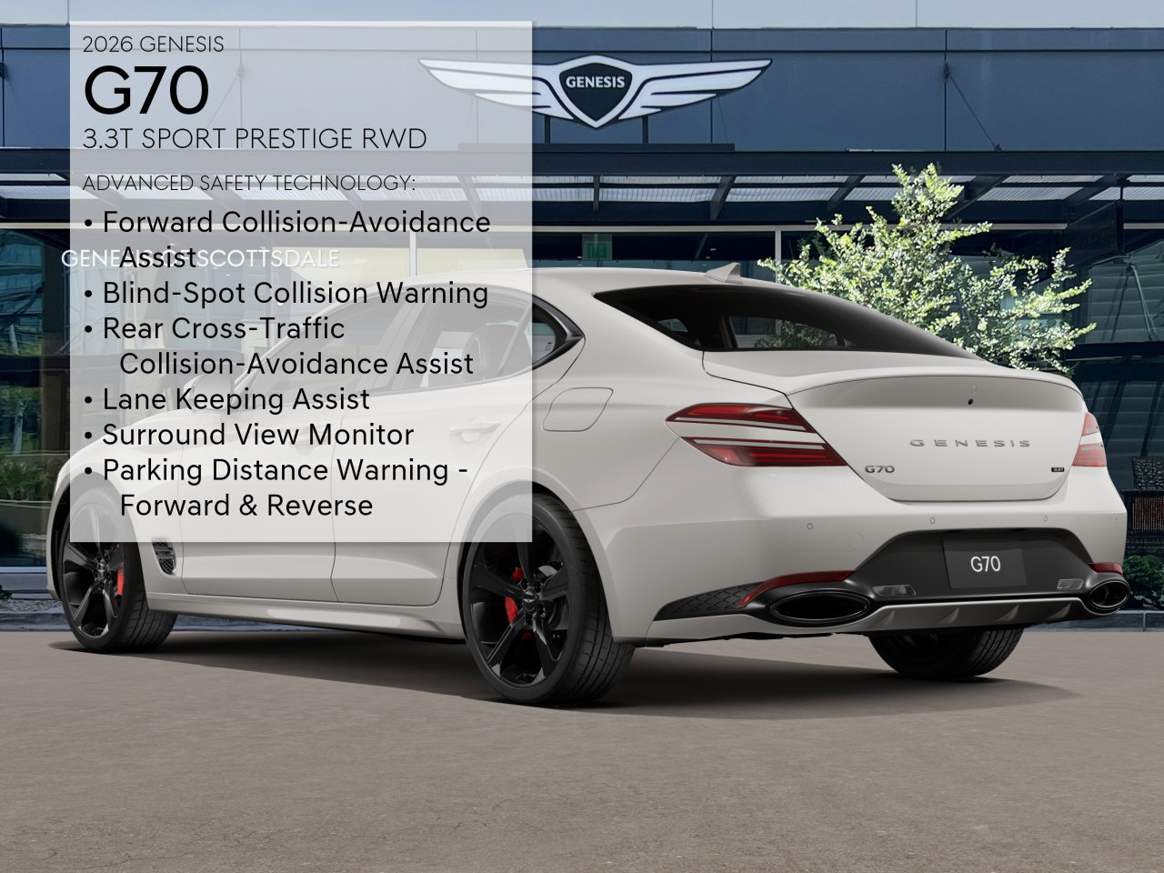 Certified 2026 Genesis G70 3.3T Sport Prestige RWD image 7