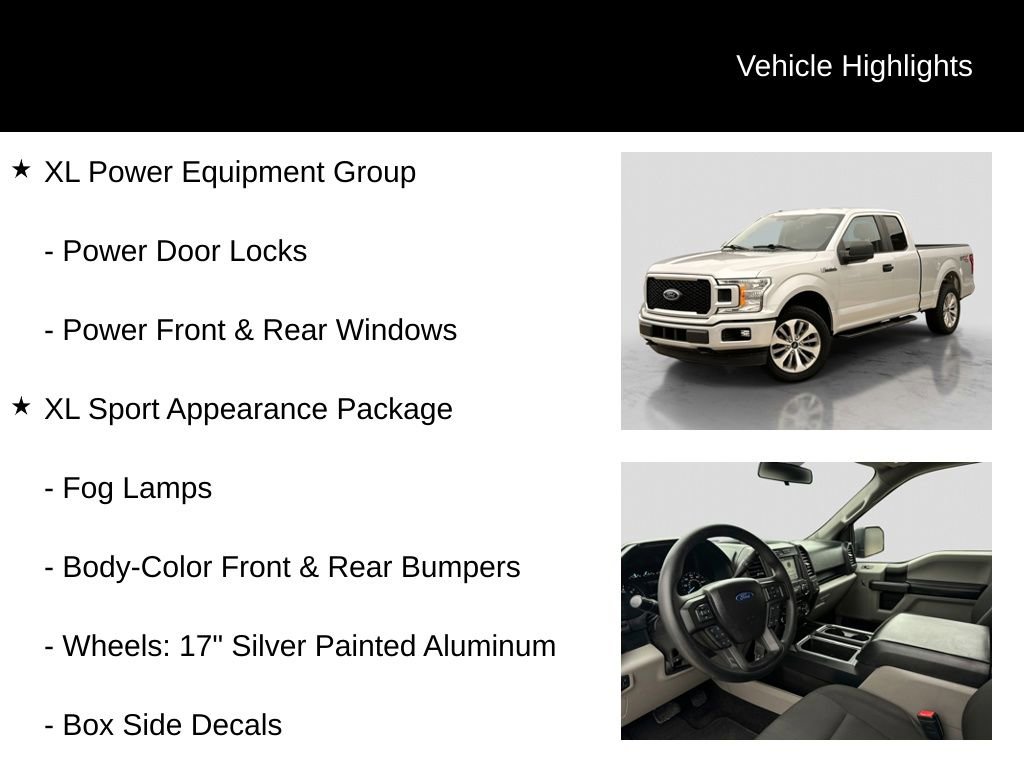 Certified 2018 Ford F150 XL w/ Equipment Group 101A Mid AWD/4WD image 21