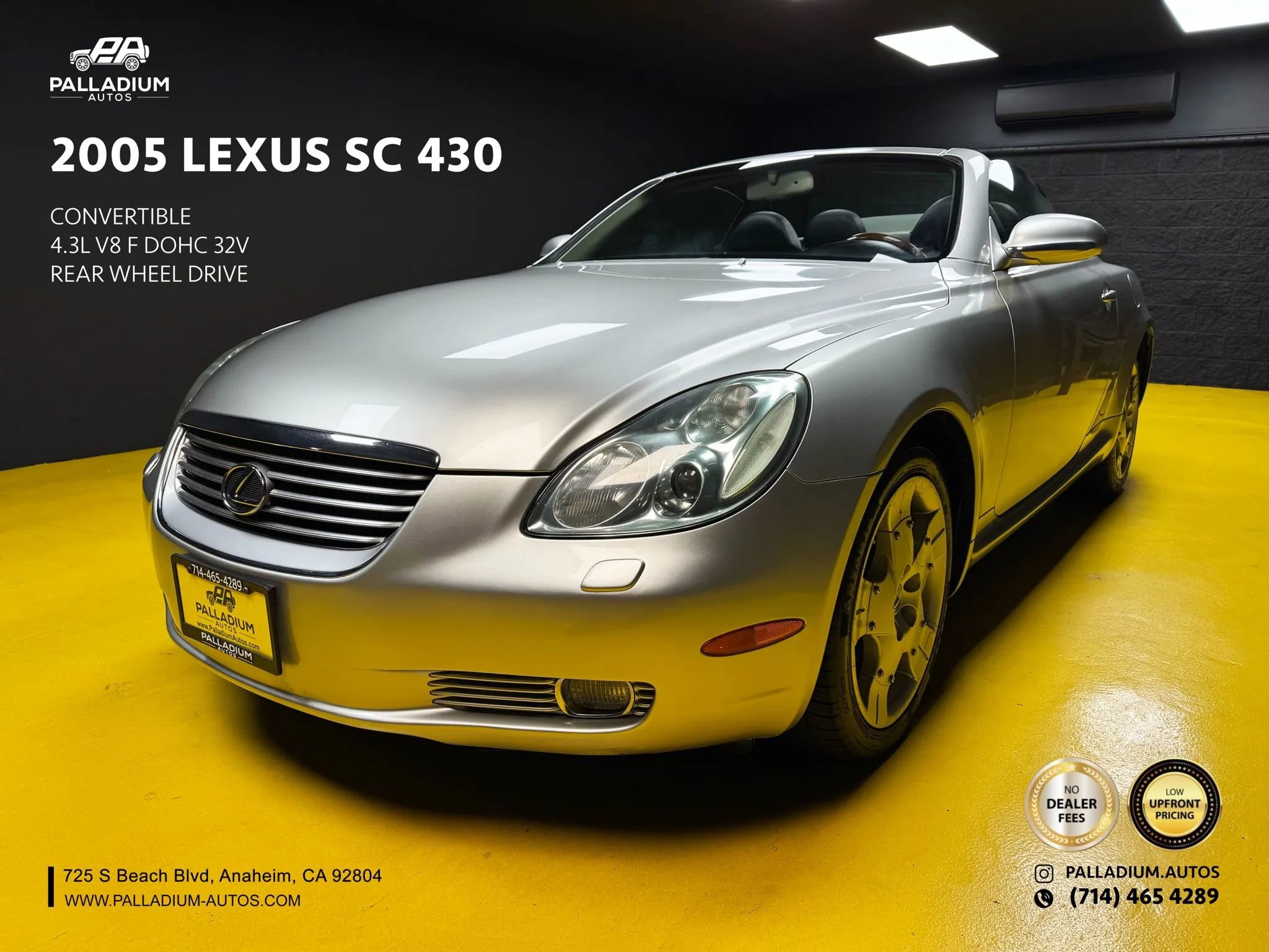 Used 2005 Lexus SC 430 Convertible
