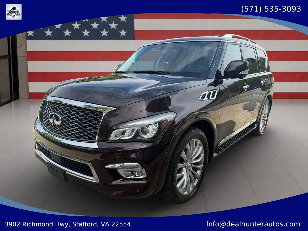 Used 2016 INFINITI QX80 4WD w/ 22" Wheel Package image 1