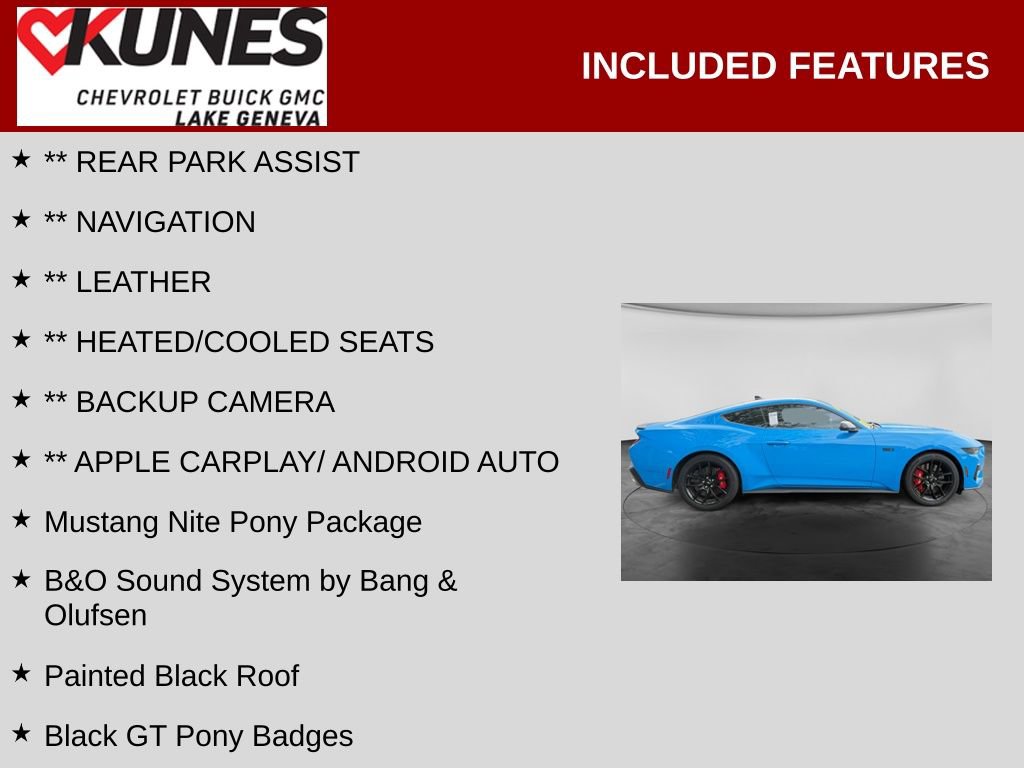 Used 2024 Ford Mustang GT Premium RWD image 2