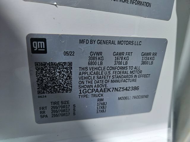Used 2022 Chevrolet Silverado 1500 W/T w/ WT Convenience Package RWD image 28