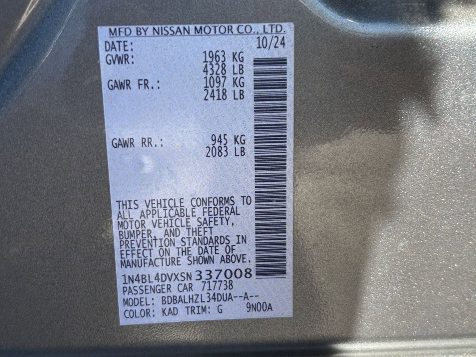 Used 2025 Nissan Altima 2.5 SV image 27