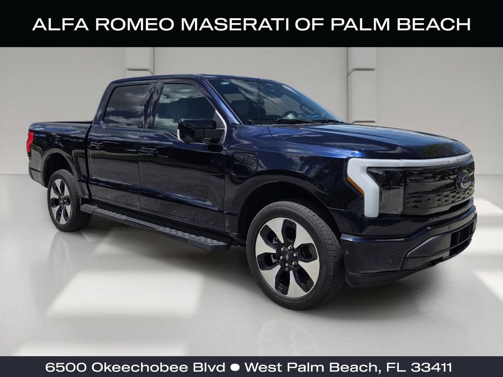 Used 2023 Ford F150 Lightning Platinum AWD/4WD image 1