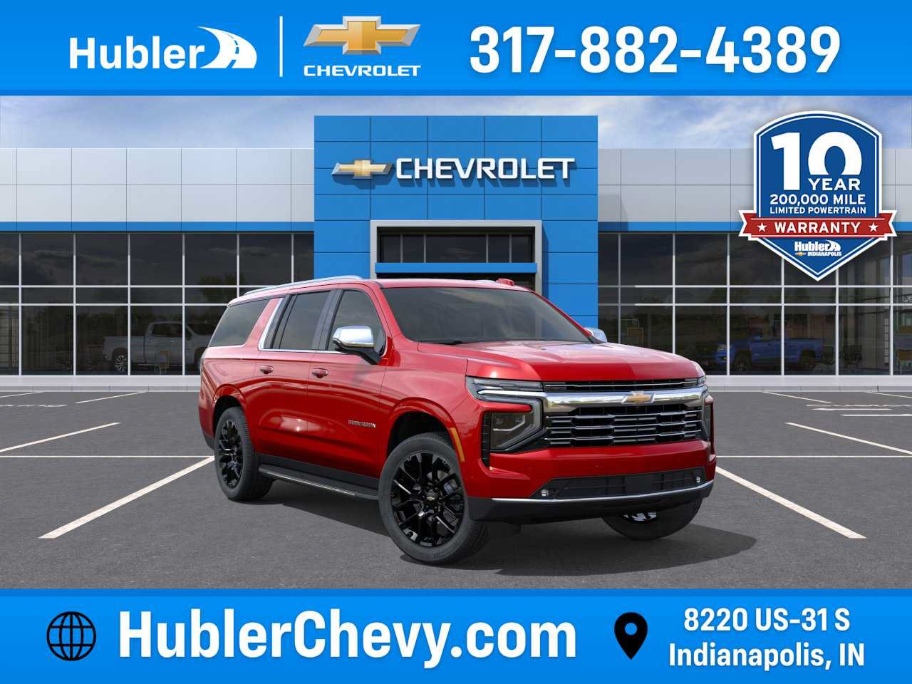 New 2026 Chevrolet Suburban Premier w/ Sun And Tow Package AWD/4WD image 1