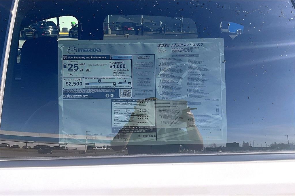 New 2026 MAZDA CX-70 3.3 Turbo S w/ Premium Package image 14