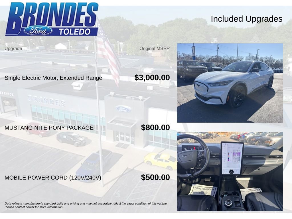 Used 2023 Ford Mustang Mach-E Premium w/ Mustang Nite Pony Package RWD image 6