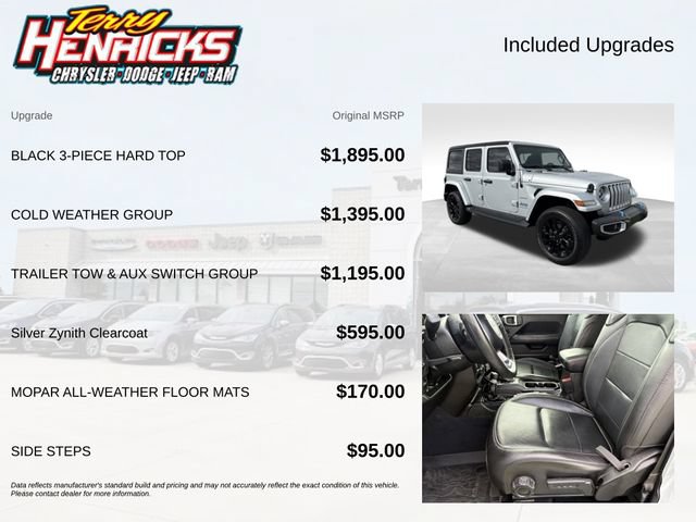 Used 2023 Jeep Wrangler Unlimited Sahara w/ Cold Weather Group AWD/4WD image 8