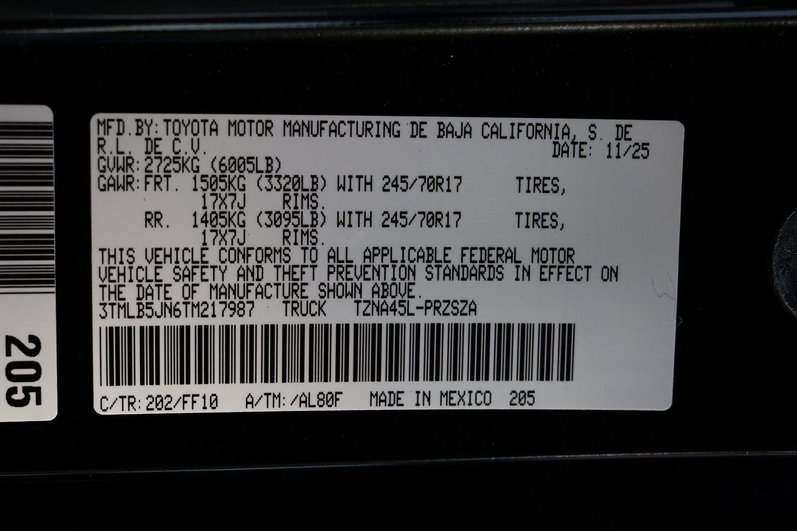 New 2026 Toyota Tacoma TRD Sport image 33