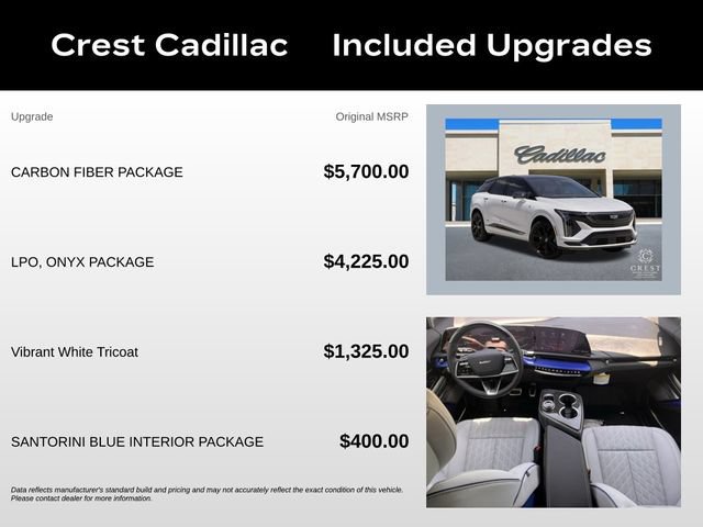 New 2026 Cadillac Optiq V w/ Carbon Fiber Package AWD/4WD image 5